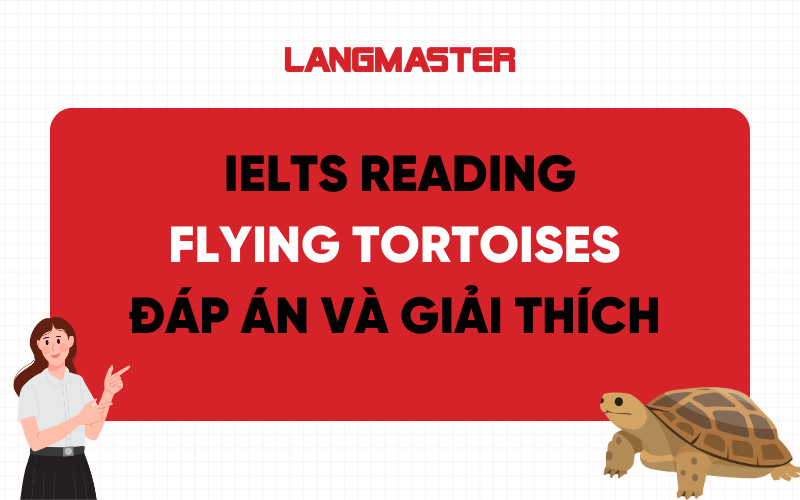 Flying tortoises IELTS Reading: Đáp án và giải thích chi tiết